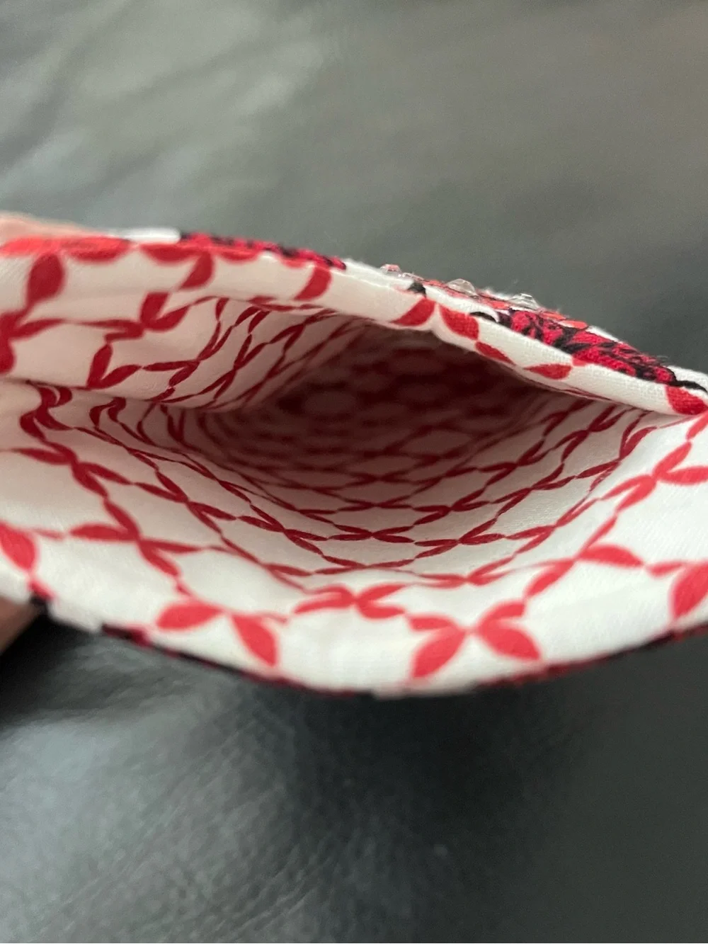 Embroidery Visions stylish red
